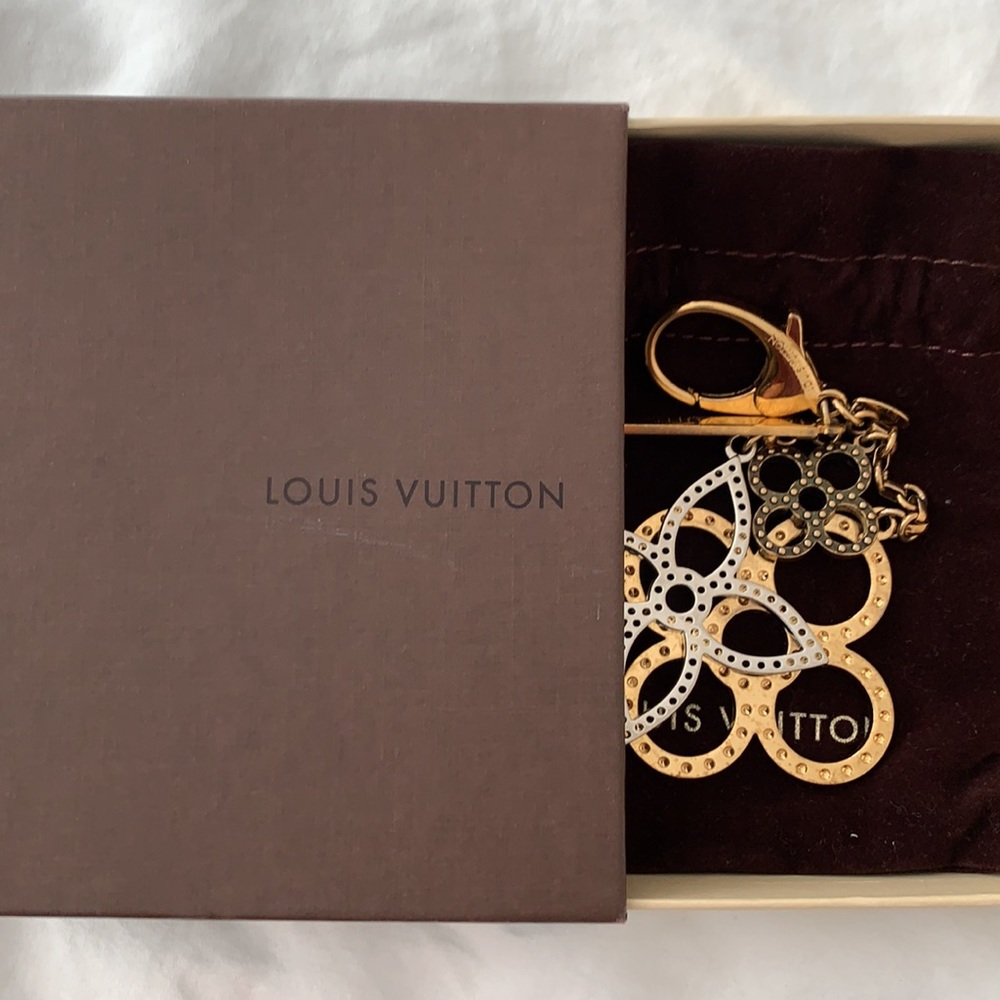 AUTHENTIC LOUIS VUITTON KEY CHAIN CHARM - Picture 5 of 5